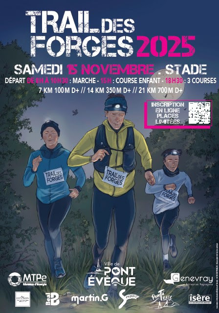 LE TRAIL DES FORGES DU 16 NOVEMBRE 2024 !