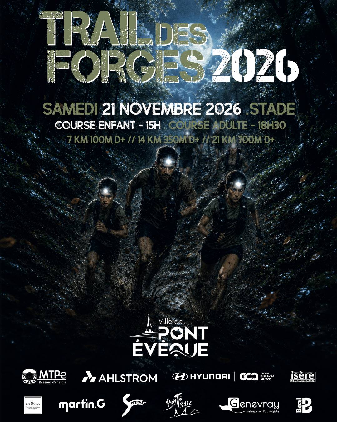 LE TRAIL DES FORGES DU 21 NOVEMBRE 2026 !